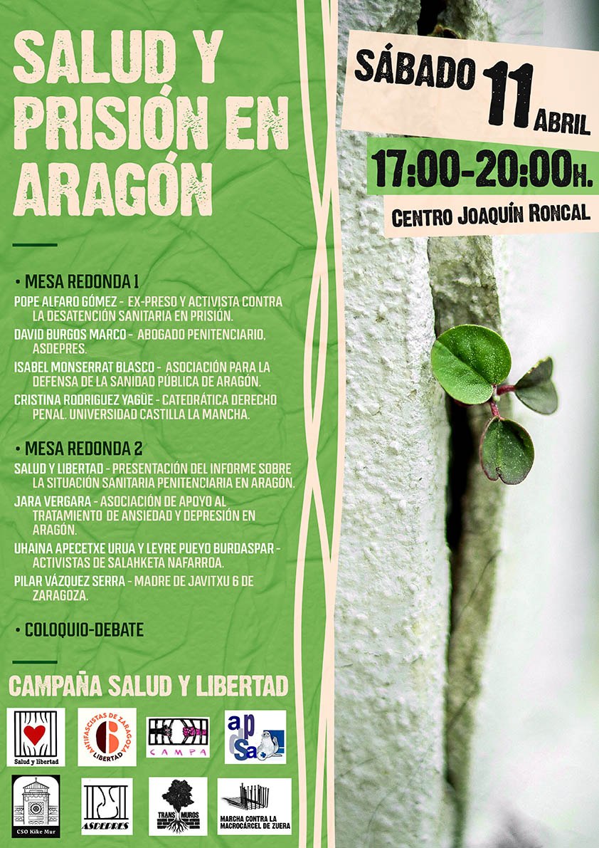 Salud y Prisión en Aragón.