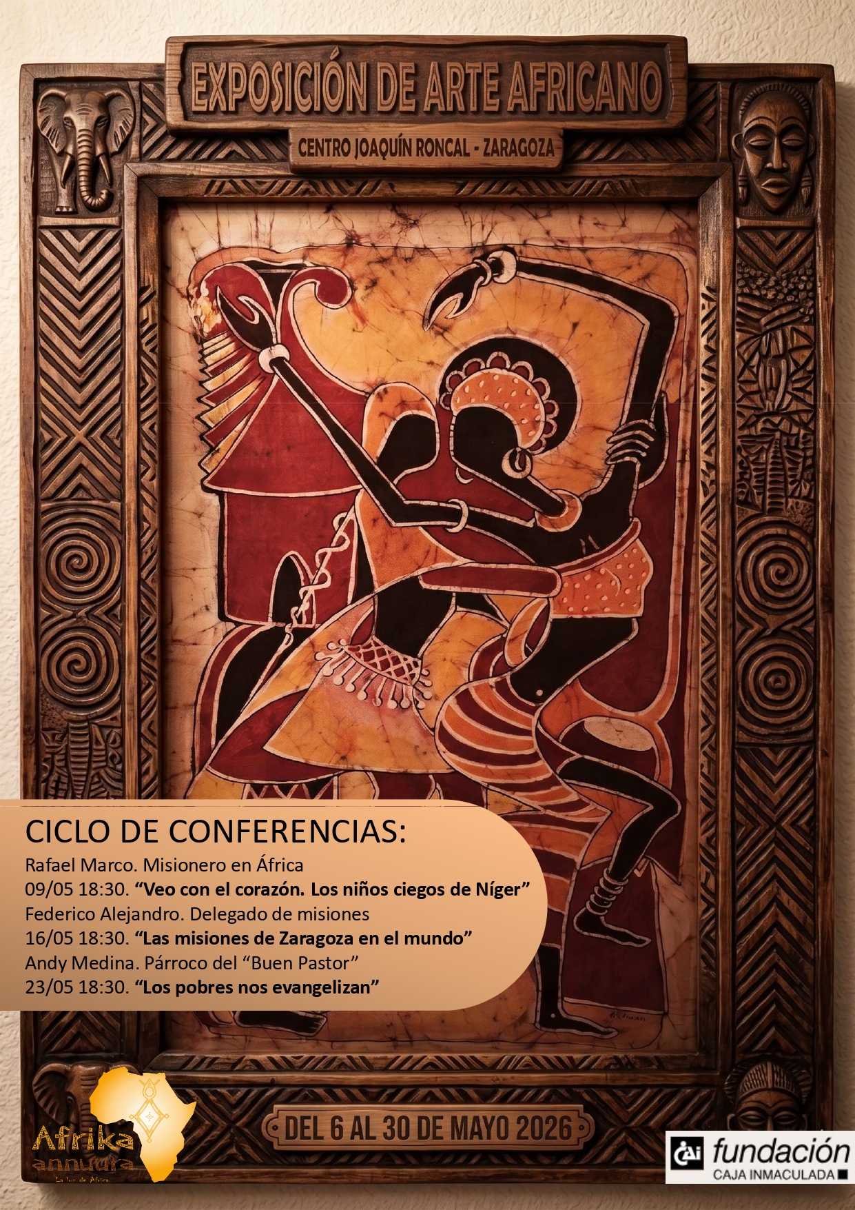 Exposición "Arte en Níger y Benín". Fundación Áfrika Annuura