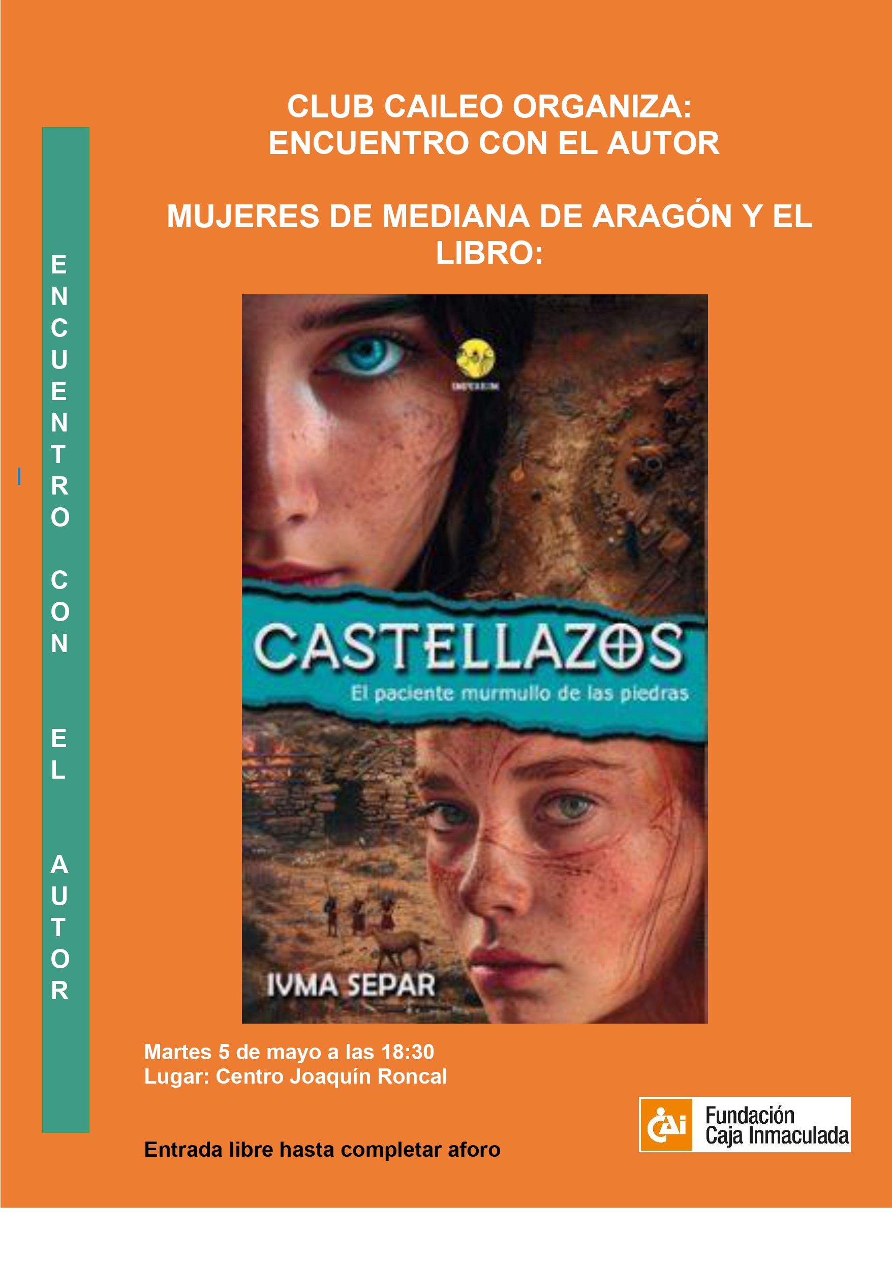 CLUB CAILEO. Encuentro con escritoras Mediana de Aragón