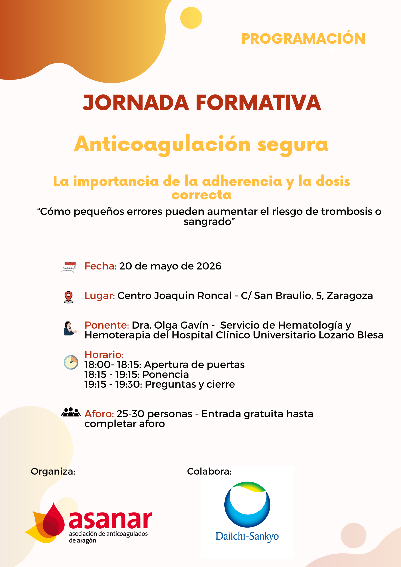Anticoagulación segura: la importancia de la adherencia y la dosis correcta