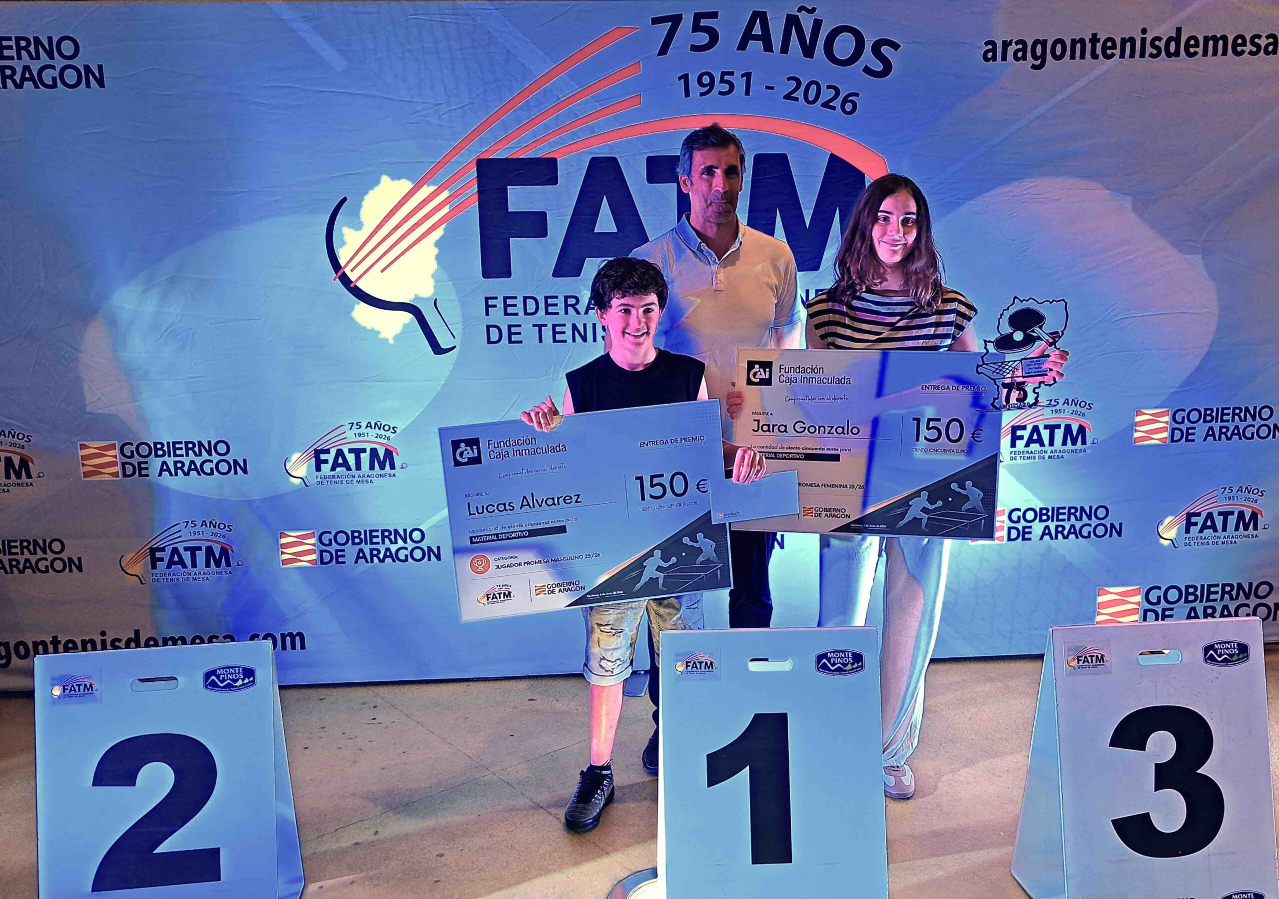 Fundación CAI participa en la V Gala del Tenis de Mesa de Aragón