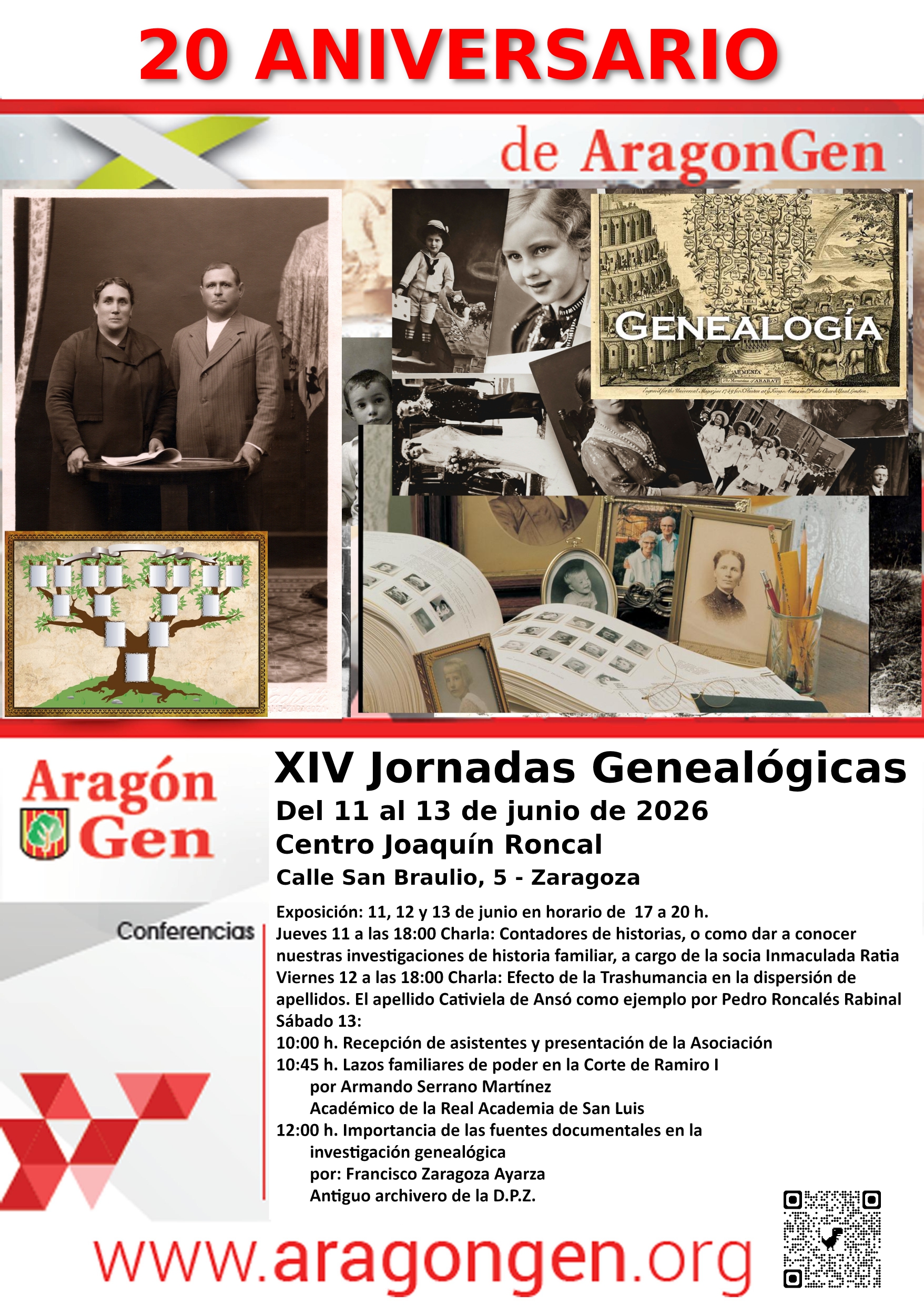 XIV Jornada de genealogía de ARAGONGEN