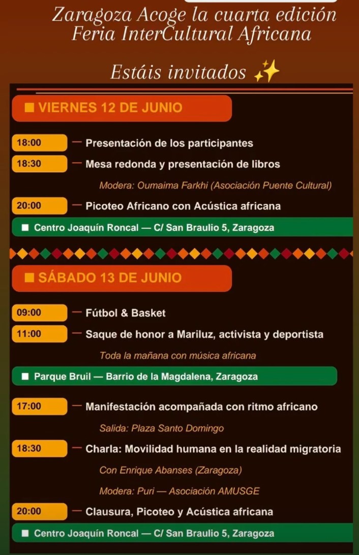 Feria Intercultural Africana 2026