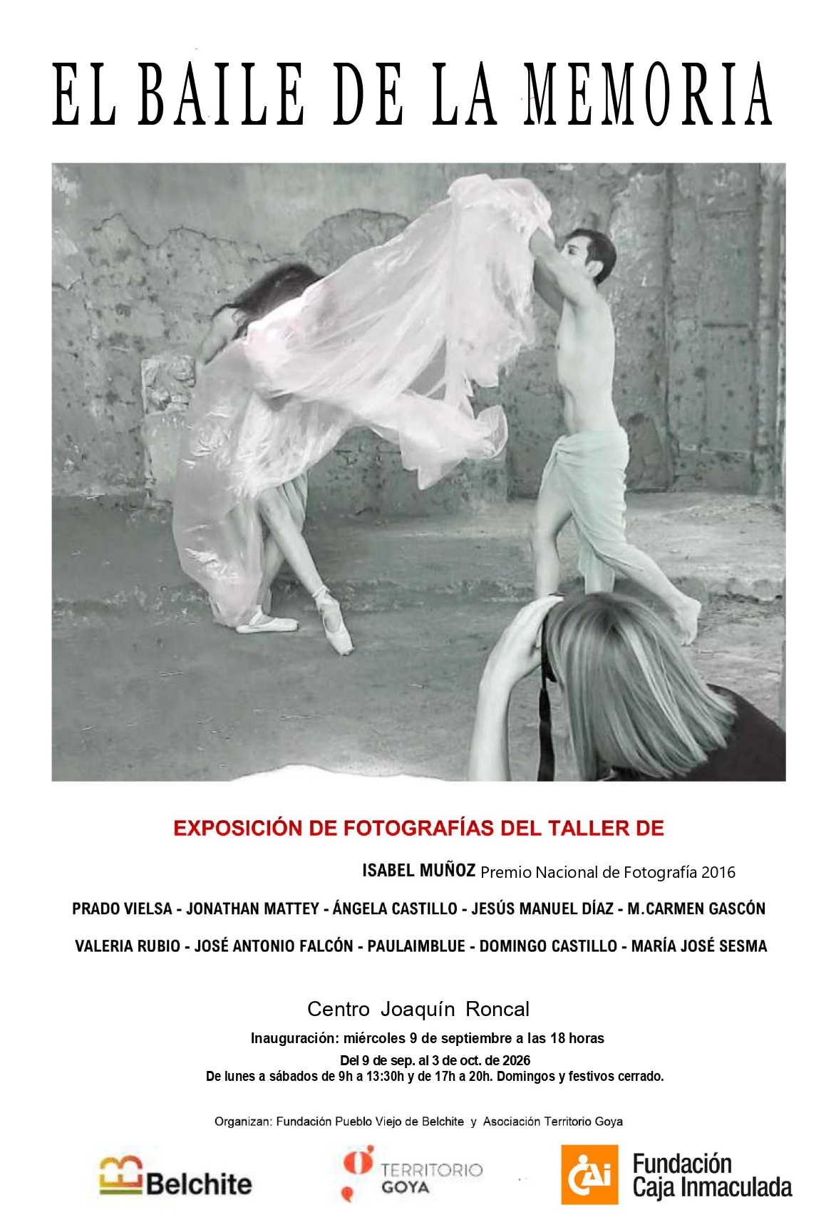 Exposición fotográfica "El Baile de la Memoria". Asociación Territorio Goya