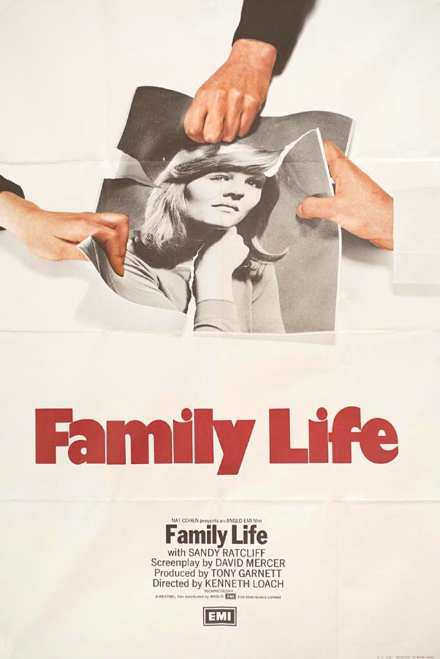 “Vida en familia” (“Family life”), de Ken Loach. 108 min. 1971. Reino Unido. V.O.S.E.