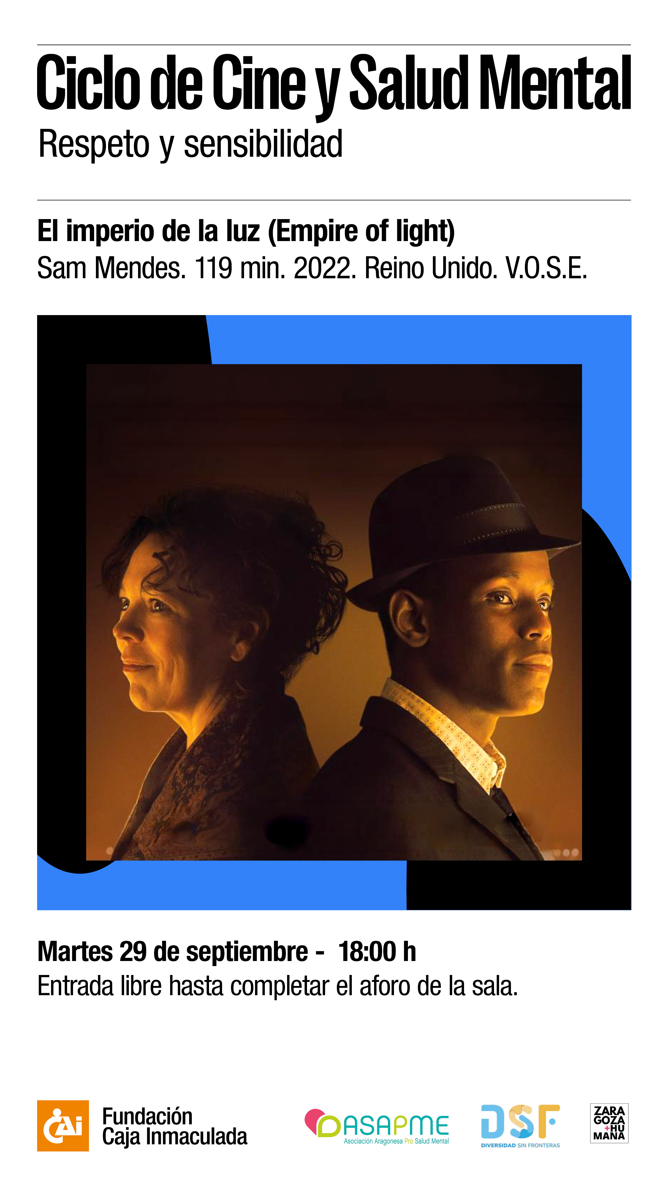 “El imperio de la luz” (“Empire of light”), de Sam Mendes. 119 min. 2022. Reino Unido. V.O.S.E.