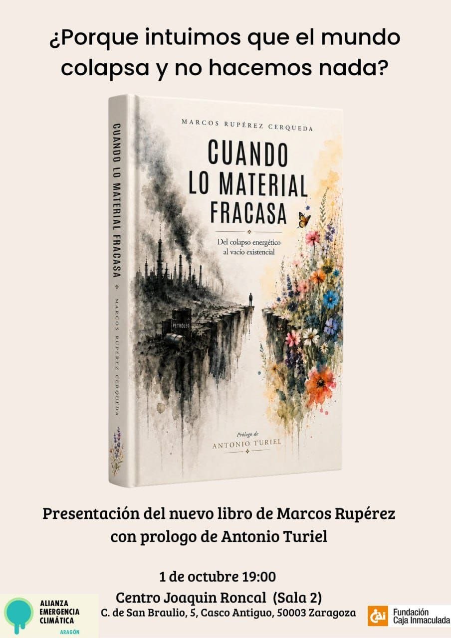 Presentación del libro "Cuando lo material fracasa"