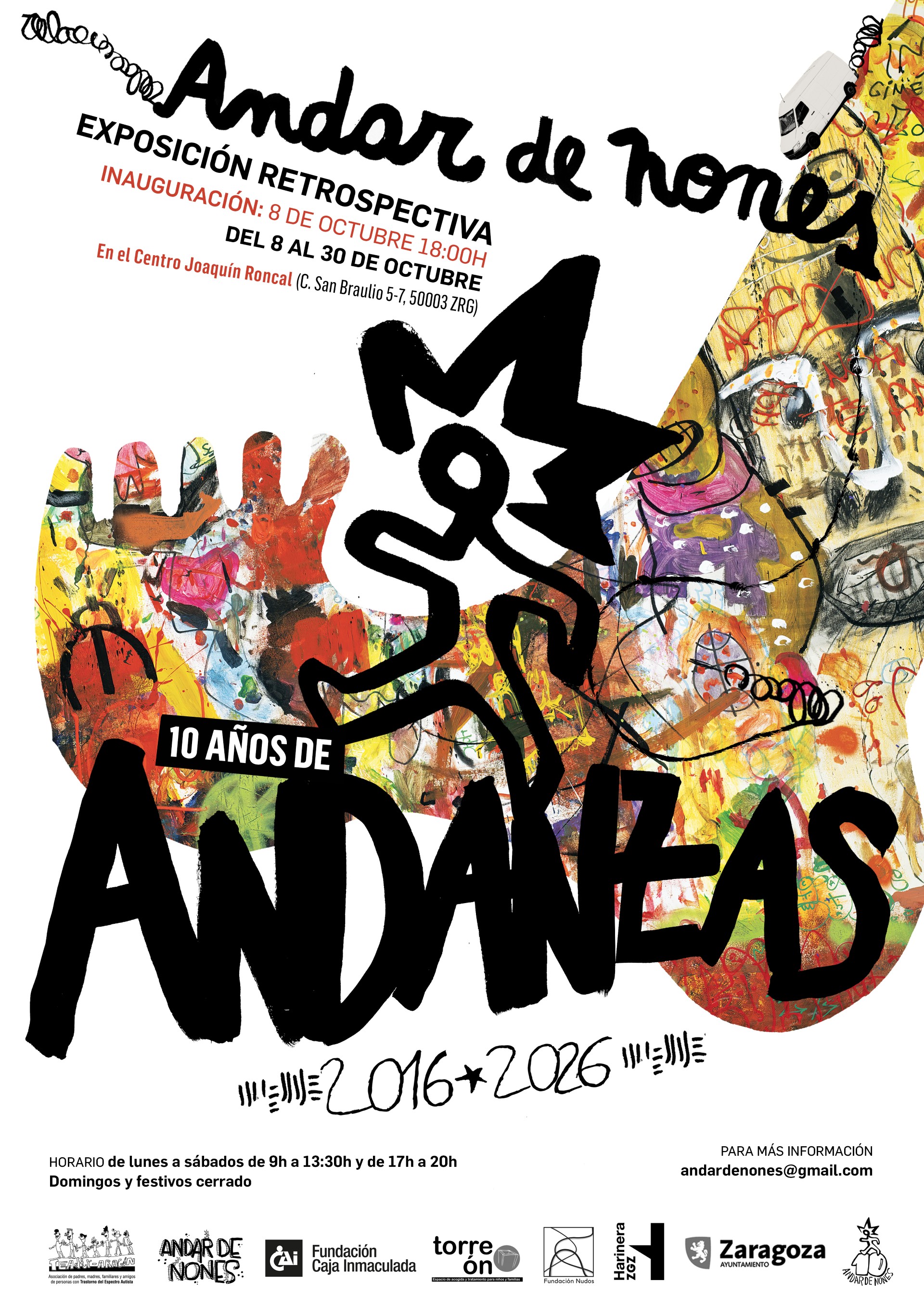 Exposición 10 AÑOS DE ANDANZAS. TEAdir Aragón - Andar de Nones 2016-2026